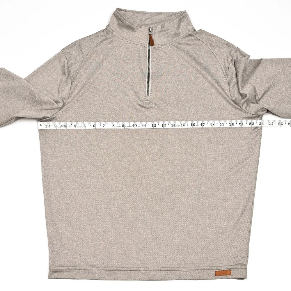 Rafter C Men's 1/4 Quarter-Zip Pullover Lightweight Western Cowboy Golf Medium‎